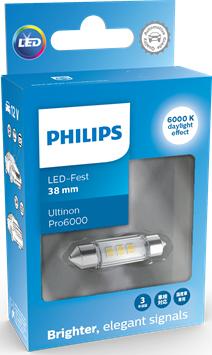 PHILIPS 11854CU60X1 - Лампа накаливания, освещение салона unicars.by