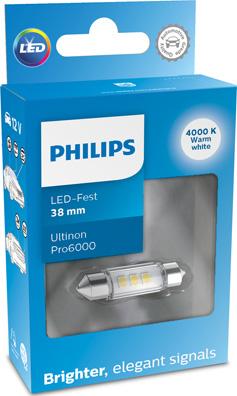 PHILIPS 11854WU60X1 - Лампа накаливания, освещение салона unicars.by