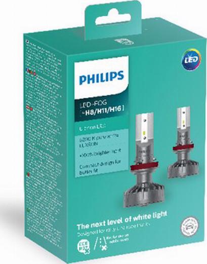 PHILIPS 11366ULWX2 - Лампа накаливания, противотуманная фара unicars.by