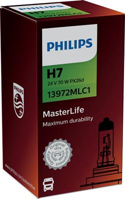 PHILIPS 13972MLC1 - Лампа накаливания, фара дальнего света unicars.by