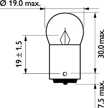 PHILIPS 13821HWCP - Лампа накаливания, фонарь указателя поворота unicars.by