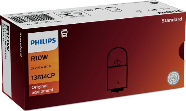 PHILIPS 13814CP - Лампа накаливания, фонарь освещения номерного знака unicars.by