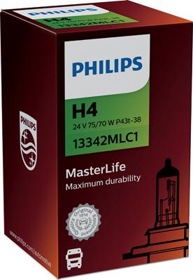 PHILIPS 13342MLC1 - Лампа накаливания, фара дальнего света unicars.by