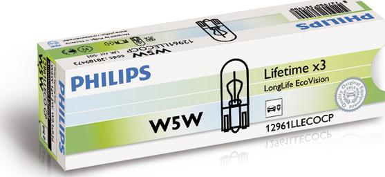 PHILIPS 12961LLECOCP - Лампа накаливания, фонарь указателя поворота unicars.by