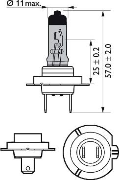 PHILIPS 12972WVUBW - Лампа накаливания, фара дальнего света unicars.by