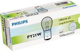 PHILIPS 12496LLECO - Лампа накаливания, освещение щитка приборов unicars.by