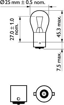 PHILIPS 12445CP - Лампа накаливания unicars.by