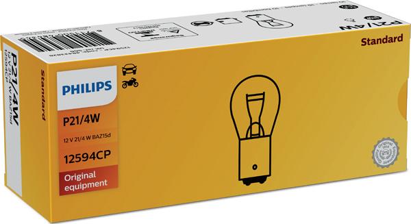 PHILIPS 12594CP - Лампа накаливания, фонарь сигнала тормоза / задний габаритный unicars.by