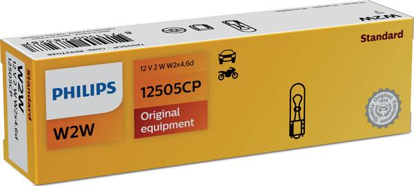 PHILIPS 12505CP - Лампа накаливания, освещение щитка приборов unicars.by