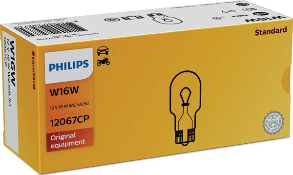 PHILIPS 12067CP - Лампа накаливания, фонарь указателя поворота unicars.by