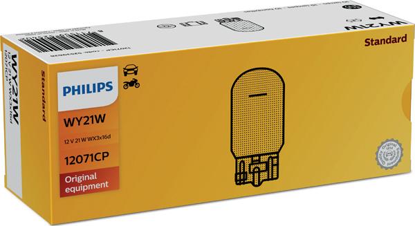 PHILIPS 12071CP - Лампа накаливания, фонарь указателя поворота unicars.by