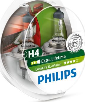 PHILIPS 12342LLECOS2 - Лампа накаливания, фара дальнего света unicars.by