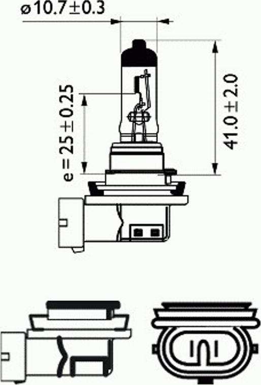 PHILIPS 12362LLC1 - Лампа накаливания, противотуманная фара unicars.by