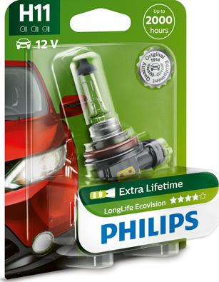 PHILIPS 12362LLECOB1 - Лампа накаливания, фара дальнего света unicars.by