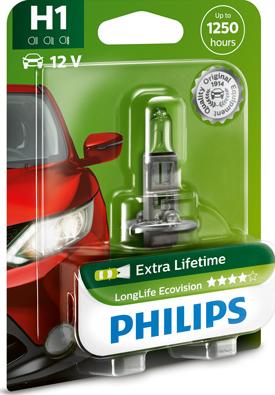 PHILIPS 12258LLECOB1 - Лампа накаливания, фара дальнего света unicars.by