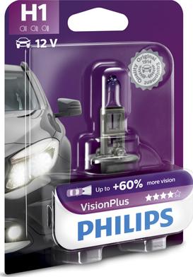 PHILIPS 12258VPB1 - Лампа накаливания, фара дальнего света unicars.by