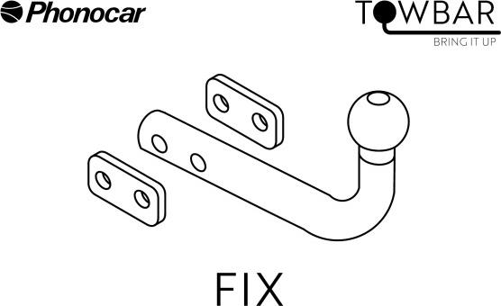 PHONOCAR 01014 - Прицепное устройство, фаркоп unicars.by