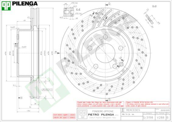 Pilenga V288 - Тормозной диск unicars.by