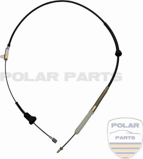 PolarParts 10000688 - Тросик, cтояночный тормоз unicars.by