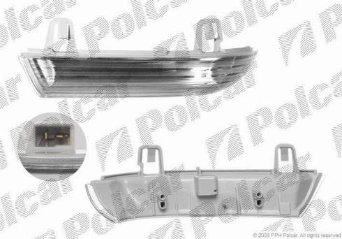 Polcar 9513195X - Фонарь указателя поворота unicars.by