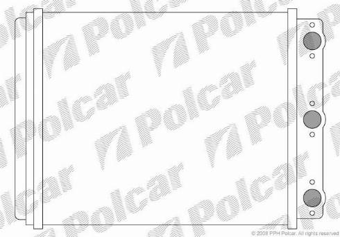 Polcar 5014N81X - Теплообменник, отопление салона unicars.by