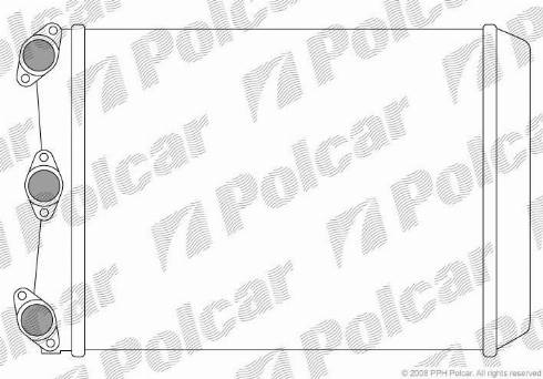 Polcar 5013N8-1 - Теплообменник, отопление салона unicars.by