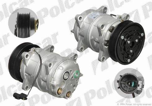 Polcar 8FK351109551 - Компрессор кондиционера unicars.by