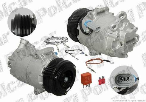 Polcar 8FK351135831 - Компрессор кондиционера unicars.by