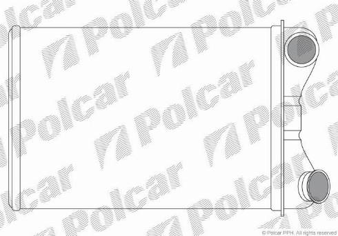 Polcar 3022N8-2 - Теплообменник, отопление салона unicars.by