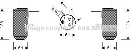 Prasco AUD160 - Осушитель, кондиционер unicars.by