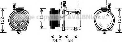 Prasco BWK059 - Компрессор кондиционера unicars.by