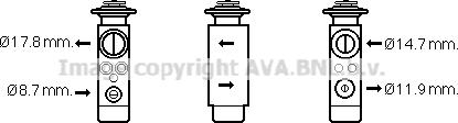 Prasco VN1113 - Расширительный клапан, кондиционер unicars.by