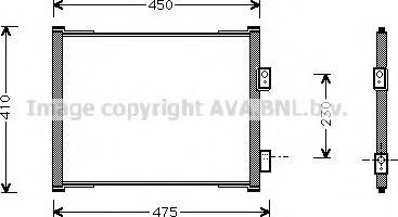 Prasco FDA5262 - Конденсатор кондиционера unicars.by