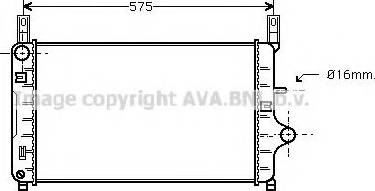 Prasco FDA2127 - Радиатор, охлаждение двигателя unicars.by