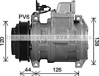 Prasco MSK740 - Компрессор кондиционера unicars.by