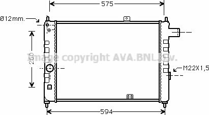 Prasco OL2055 - Радиатор, охлаждение двигателя unicars.by