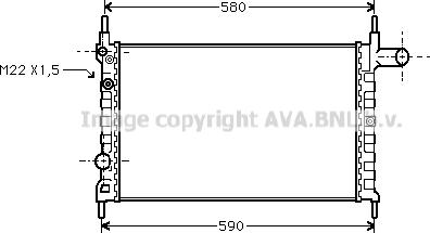 Prasco OLA2150 - Радиатор, охлаждение двигателя unicars.by