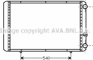 Prasco RTA2155 - Радиатор, охлаждение двигателя unicars.by