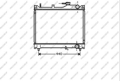 Prasco SZ054R007 - Радиатор, охлаждение двигателя unicars.by