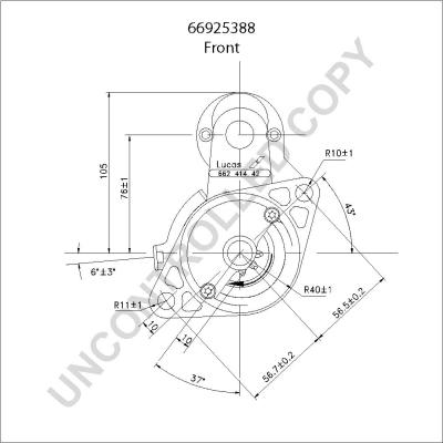 Prestolite Electric 66925388 - Стартер unicars.by