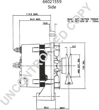 Prestolite Electric 66021559 - Генератор unicars.by