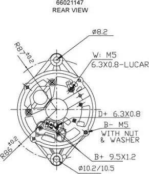 Prestolite Electric 66021147 - Генератор unicars.by