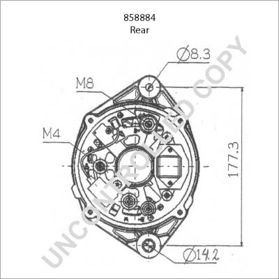 Prestolite Electric 858884 - Генератор unicars.by