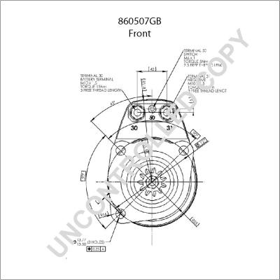 Prestolite Electric 860507GB - Стартер unicars.by