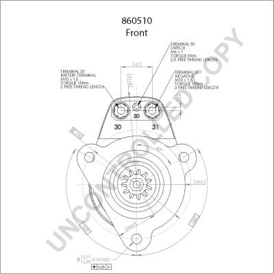 Prestolite Electric 860510GB - Стартер unicars.by