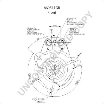 Prestolite Electric 860511GB - Стартер unicars.by