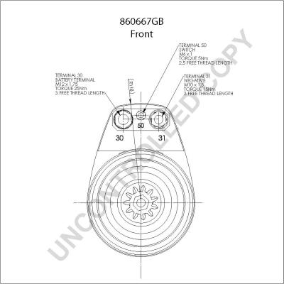 Prestolite Electric 860667GB - Стартер unicars.by