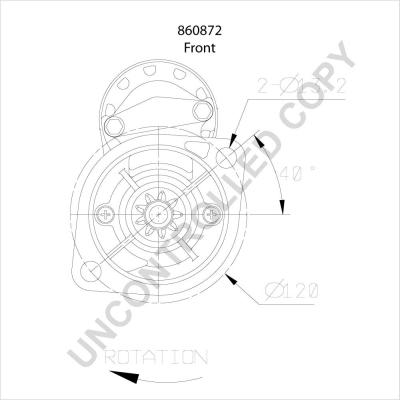 Prestolite Electric 860872 - Стартер unicars.by