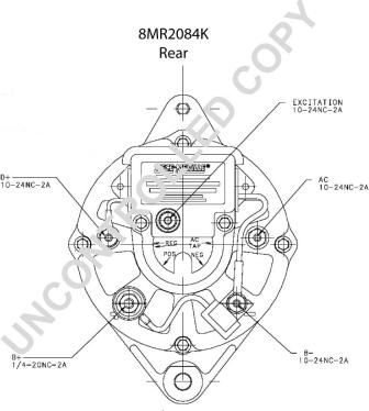 Prestolite Electric 8MR2084K - Генератор unicars.by