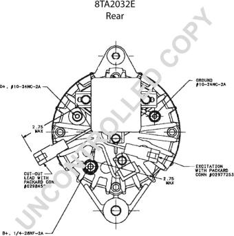 Prestolite Electric 8TA2032E - Генератор unicars.by